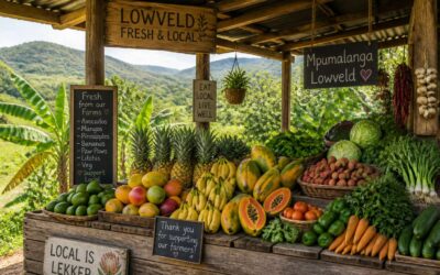 Explore farm stalls Mpumalanga Lowveld for fresh produce.